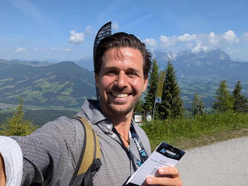 Eric Insel auf dem AI Summit 2026 in Kitzbühel