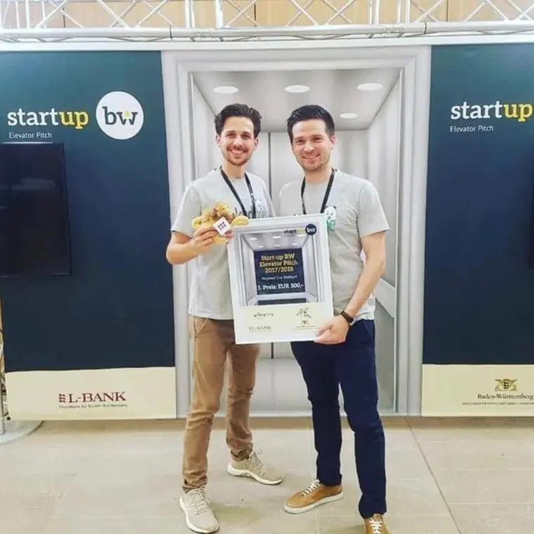 Eric Insel mit Startup-BW-Auszeichnung