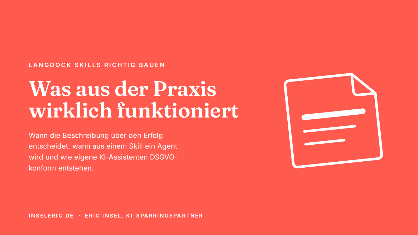 Langdock Skills richtig bauen: was aus der Praxis wirklich funktioniert